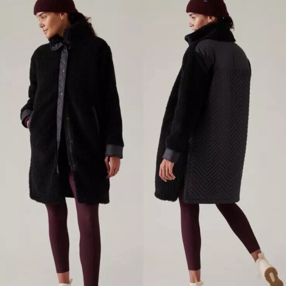 ATHLETA COZY DAY HYBRID COAT